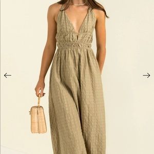NWT Landon Dress / Khaki / Maxi Dress / Size 8